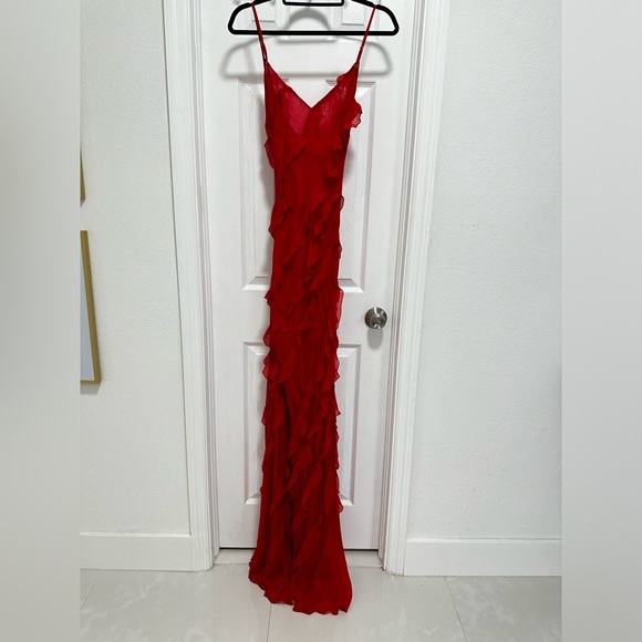 Rat & Boa Cecelia Dress in Red - Picture 13 of 14